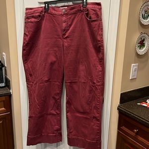EUC wide leg denim from Lane Bryant.